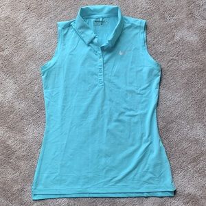Nike Dri-Fit Sleeveless Golf Polo